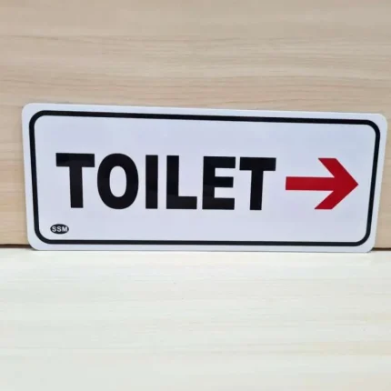 sign toilet akrilik